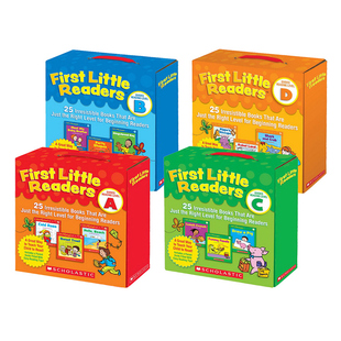 学乐小读者英语分级阅读盒装 Scholastic First Little Readers Guided Reading Level ABCDEFGHIJ 我的阅读小套装 赠家长阅读指导