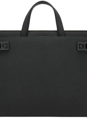 【12期免息】FERRAGAMO菲拉格慕男士GANCINI扣饰公文包