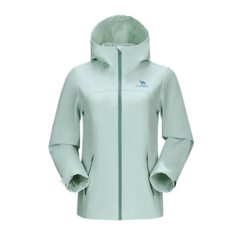防泼水户外软壳衣徒步登山服