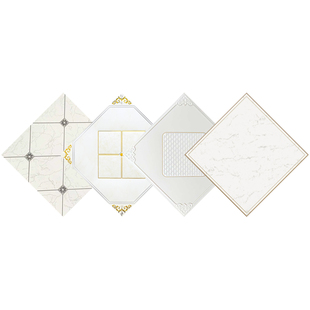 集成吊顶300x300铝扣板厨房卫生间卧室阳台过道抗油污天花板安装