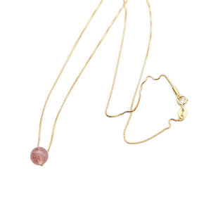 S925纯银螺旋项链穿心链螺丝扣针链DIY项链珍珠细链0.6MM细盒子链