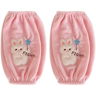 儿童袖套防脏水女孩男童护袖秋冬季新款小学生可爱宝宝中长手袖头