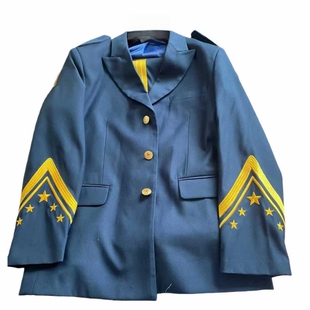 升旗手仪仗队服装中大学生爱国教育旗班礼服蓝色男女运动会广东版