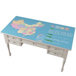 学生书桌垫写字台学习世界中国地图99九九乘法口诀表电脑皮革桌布