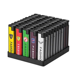 50支防风防爆家用防风机打火机一次性充气式便宜防风