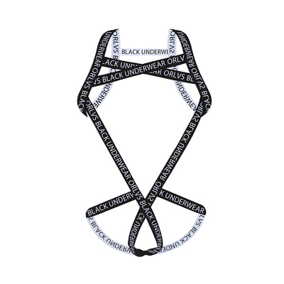 性感勾人镂空吊环连体双丁字裤潮