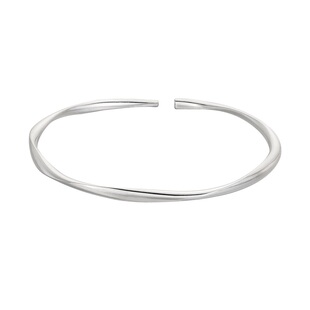 永兴银楼足银999银手镯女莫比乌斯年轻款小众设计高级感纯银镯子