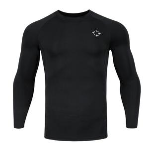 准者紧身衣加绒长袖男冬季滑雪保暖速干健身运动套装高弹功能内衣