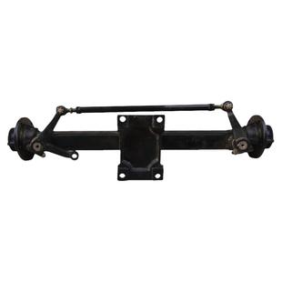 3吨重型转向前桥总成 改装工程设备四轮车预制板起板机方管前桥