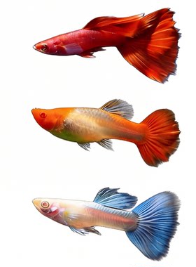 小型热带淡水好养易繁殖孔雀鱼
