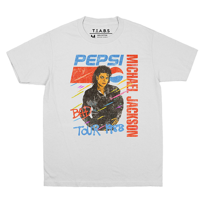 TIABS迈克尔杰克逊复古短袖男T恤