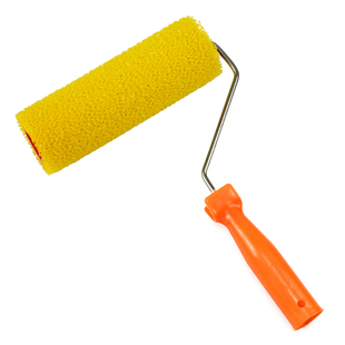 邦涂饰4寸8寸拉毛滚筒耐溶剂半开孔环氧地坪弹性拉花肌理刷包邮