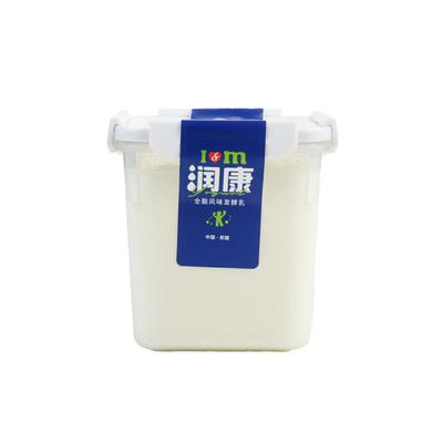 新疆酸奶天润益家润康方桶1kg装水果捞老酸奶网红牛奶酸奶早餐