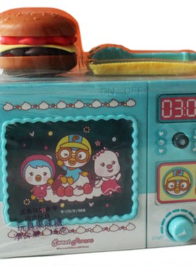新款微波炉烤箱糖果玩具星迪过家家厨房用品玩具女宝礼物啵乐乐