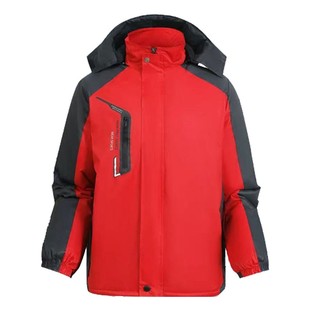 冬季冲锋衣工作服加绒加厚保暖外套男防水汽修厂服三合一工服定制