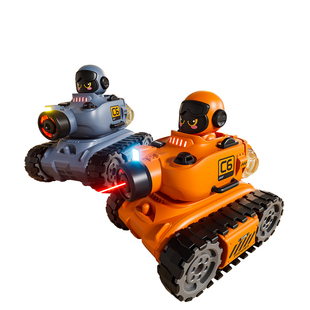 新款遥控坦克汽车红外线感应双人对战儿童玩具男孩生日礼物年春节