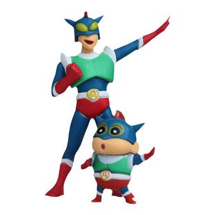 网红蜡笔小新桌面摆件动感超人光屁屁怪兽手办康达姆机器人礼物