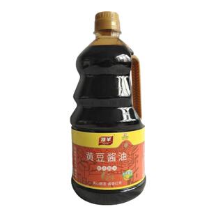 湖羊牌黄豆酱油1L桶装非转基因黄豆酿造酱油餐饮老抽红烧酱油商用
