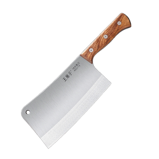 王麻子菜刀家用斧头砍骨刀屠夫专用剁骨刀商用斩骨刀锋利厨房刀具