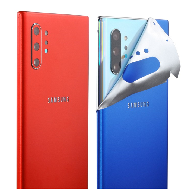 适用于三星Note10+背膜冰膜note20U保护后膜全包边手机贴纸彩膜