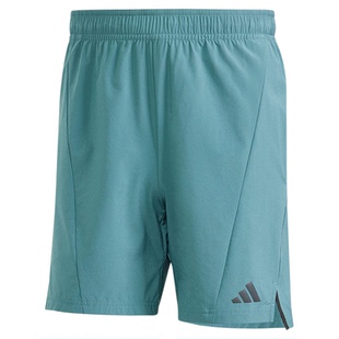 阿迪达斯男裤2025年夏新速干透湿排汗梭织运动短裤JX3169-JX3306