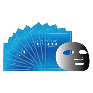 sonoko荘能子小黑膜水漾清新保湿面膜25mL*5片 日本技术中国制造