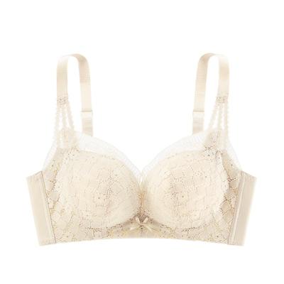 都市丽人甜美聚拢蕾丝透气文胸