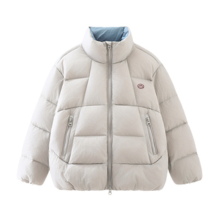 【轻暖舒服蕾】半度闲女童羽绒服冬装加厚新款儿童90鸭绒防水外套