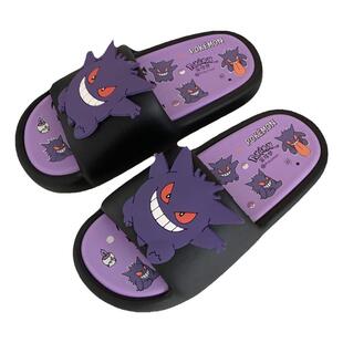 细细条 个性耿鬼正版宝可梦拖鞋男女外穿时尚防滑夏季情侣凉拖鞋