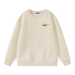 马克华菲男生卫衣2026新款圆领休闲男上衣小众高级感男士衣服潮X