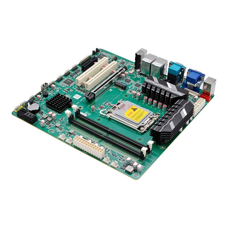 研域工控H610M3工控机主板12/13/14代双HDMI双网口6串口PCIE/MATX