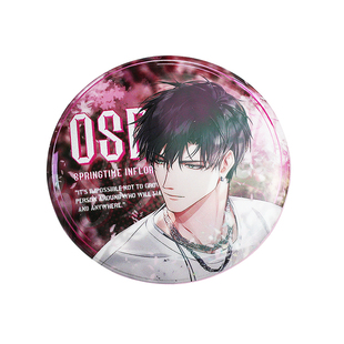 徽章定做定制吧唧金属制作订做diy马口铁来图双闪日谷底烫金泡面