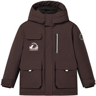 双11预售|波司登工装风新款儿童羽绒服男女童短款亲子工装外套