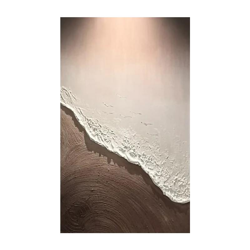 玄关客厅可定制手绘肌理装饰挂画