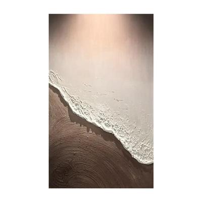 玄关客厅可定制手绘肌理装饰挂画