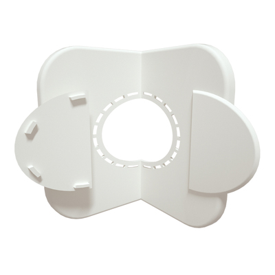 墙角盖安装前后均可用堵洞穿管