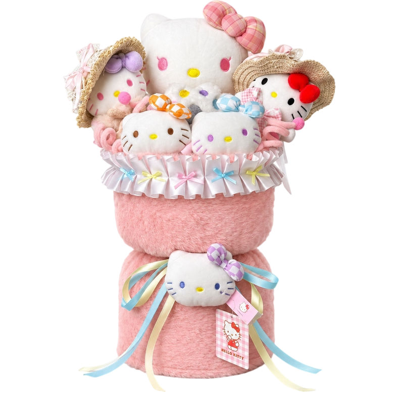 三丽鸥正版HelloKitty玩偶花束毛绒娃娃公仔玩具女生儿童生日礼物