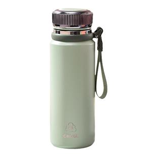 希乐保温杯女士大容量316不锈钢杯子茶水分离泡茶杯户外便携水壶