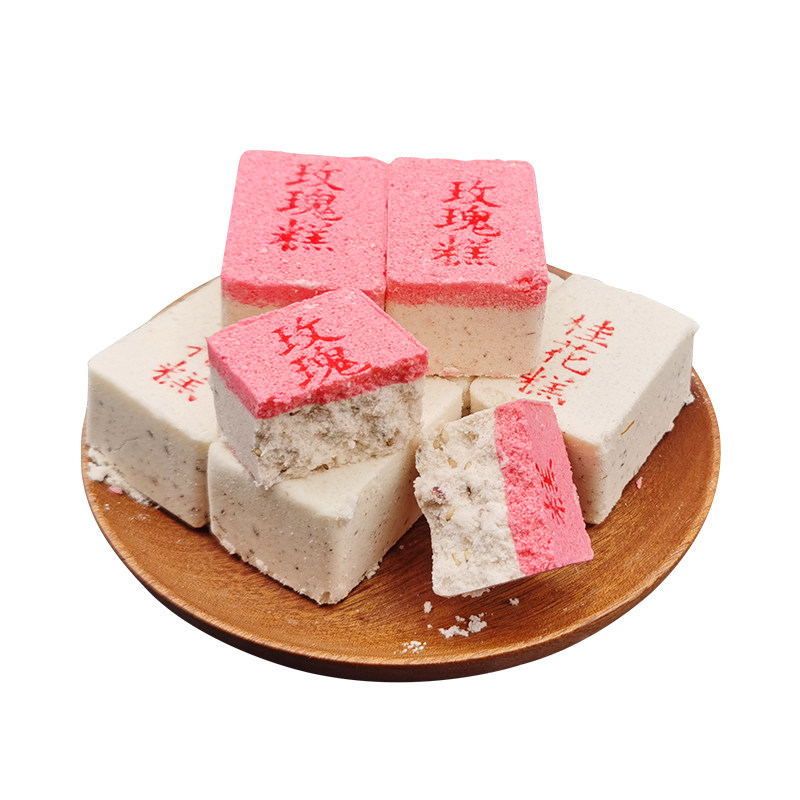 天津特产玫瑰糕传统糕点心桂花糕