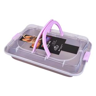 阳晨多功能烤盘带盖不粘易携带家用烤箱用戚风蛋糕面包模具烘焙用