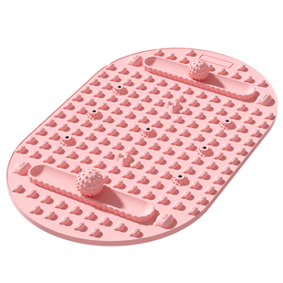 实心软硅胶指压板室内超慢跑原地跑步脚底足底按摩垫脚踩筋膜球