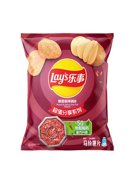乐事新口味飘香薯片70g麻辣香锅