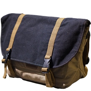 男士斜挎包摄影包休闲邮差包帆布大容量多口袋防震数码相机八荒地