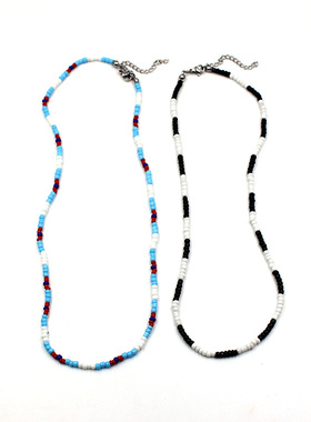 BKPP欧儿同款彩色串珠配饰项链