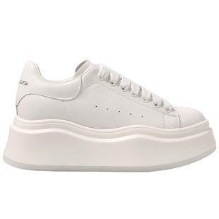 XUELUOWEI厚底小白鞋女增高8cm百搭休闲板鞋面包鞋2026春季新款