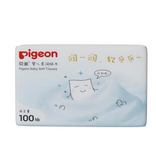 新生儿小云团保湿纸巾婴儿专用柔润100抽*6包贝亲官方旗舰店正品