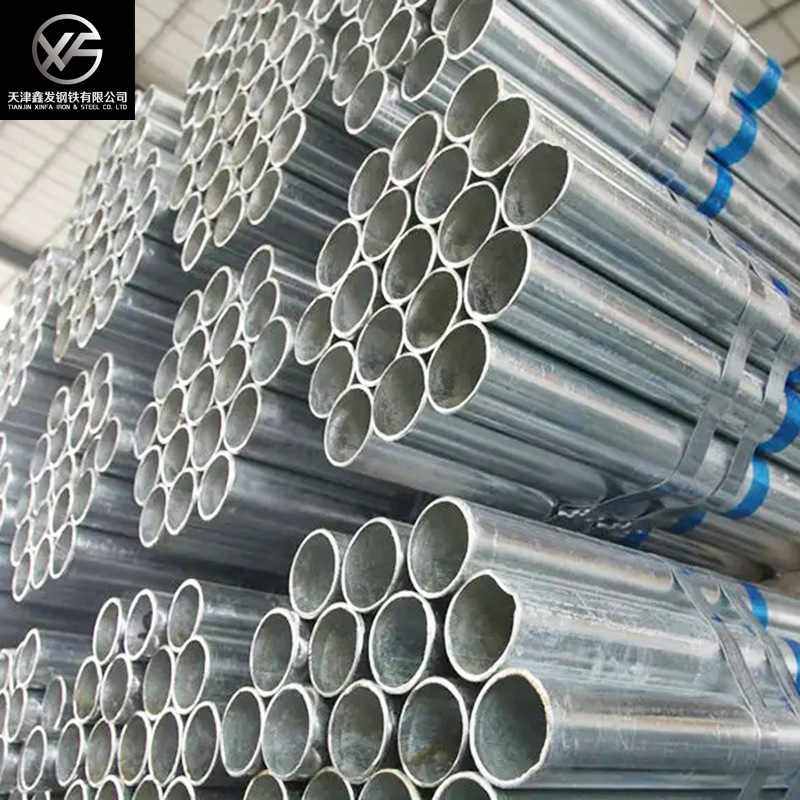 厂家批发温室大棚管薄壁铁管镀锌圆管  脚手架钢管焊管空心穿线管