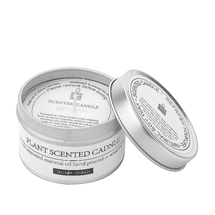 栀子花精油香薰蜡烛旅行装纯植物大豆蜡书房伴手礼卧室客厅香氛