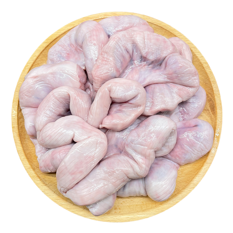 新鲜猪生肠冷冻小号猪花肠脆肠猪内脏火锅餐饮小炒烧烤食材商用