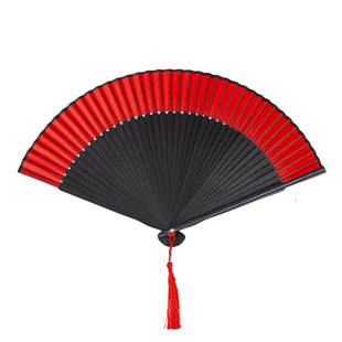 折扇女中国风女式折叠扇子舞蹈汉服旗袍走秀折扇子演出易开合好甩